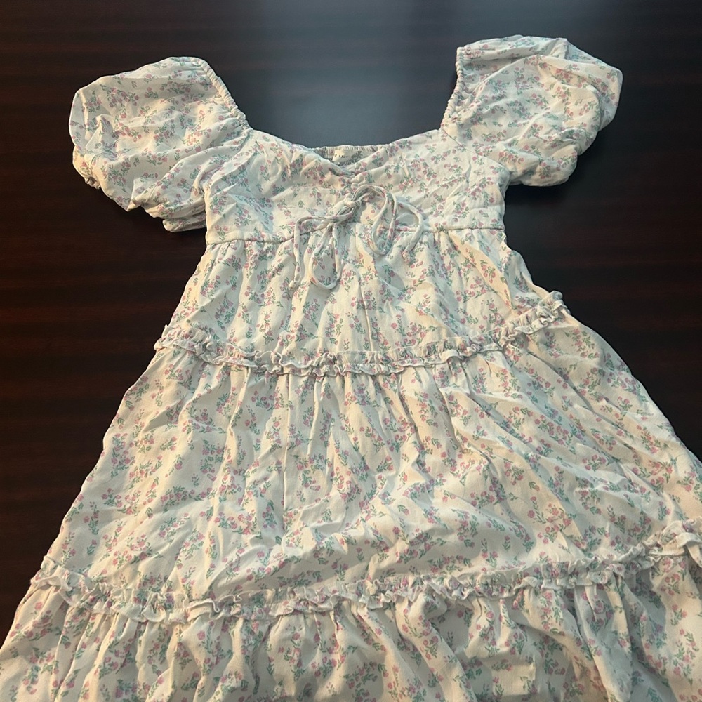 Floral Puff Sleeve Dress